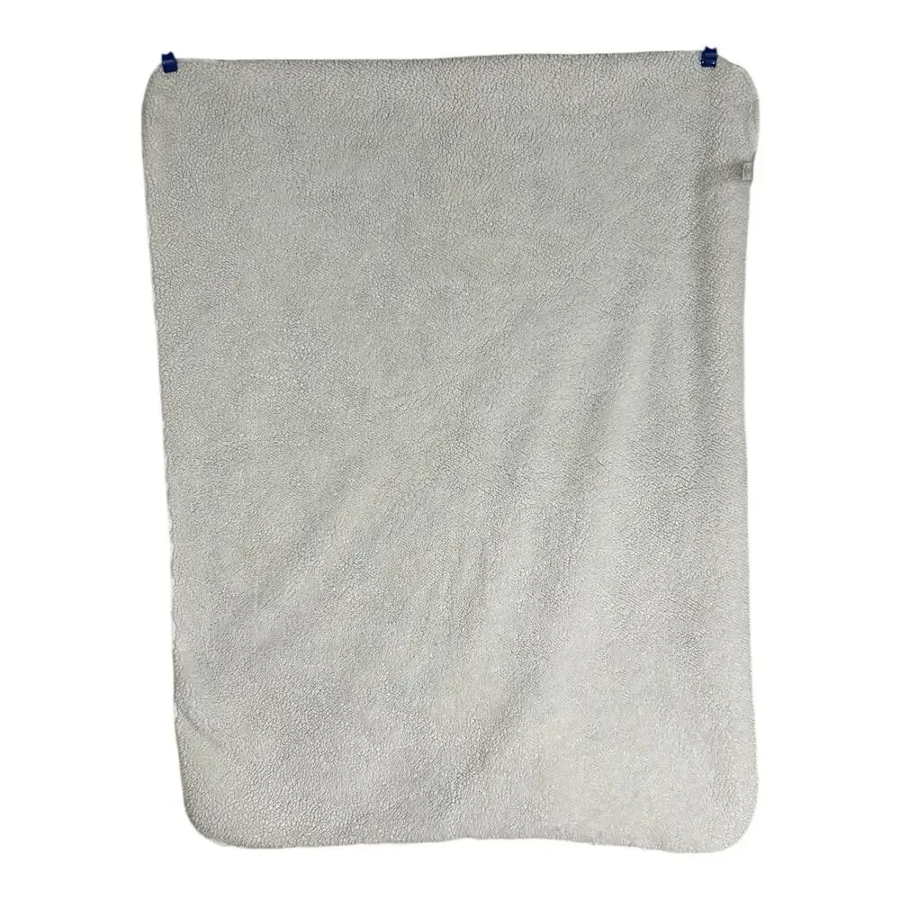 Chick Pea Bear Trees Baby Blanket Sherpa Forest Woodland Brown Green White